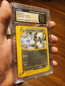 (POP 3) CGC 10 PRISTINE Magneton Skyridge 20/144 Pokemon 2003 Card - Image 2