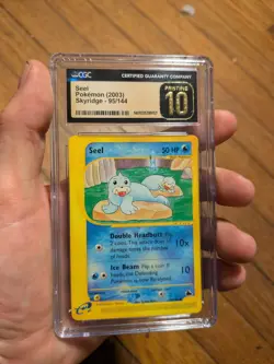 (POP 6) CGC 10 PRISTINE Seel 95/144 Skyridge eReader- RARE Pokemon Card - Image 1