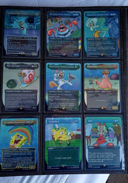 MTG - Secret Lair Rainbow Foil Spongebob Cards NM English - Image 1