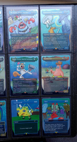 MTG - Secret Lair Rainbow Foil Spongebob Cards NM English - Image 4