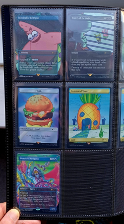MTG - Secret Lair Rainbow Foil Spongebob Cards NM English - Image 5