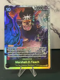 Marshall D. Teach OP09-093 - One Piece Card Game PRB02- Super Rare Foil - M/NM - Image 1