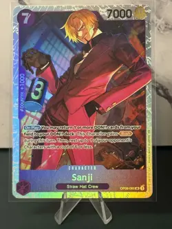 Sanji - OP09-065 - One Piece Card Game PRB02- Super Rare - Foil - M/NM - Image 1
