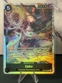 Sabo - OP04-083 - One Piece Card Game PRB02- Super Rare Foil - M/NM - Image 1