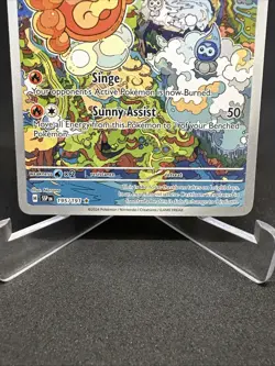Pokemon TCG Castform Sunny Form Full Art Holo Illustration Rare 195/191 NM Card - Image 4