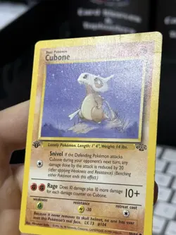 #3 1st Edition Cubone 50/64 Jungle 1999 WOTC Pokemon Card TCG - Image 3