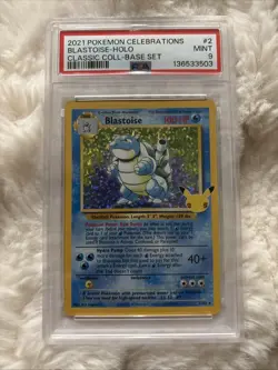 Pokemon TCG Blastoise Celebrations Classic Collection Card 2/102 - Image 1