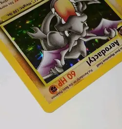 Vintage AERODACTYL - 1/62 Fossil Unlimited Holo Rare Pokemon Card 🌟 NM/LP - Image 5