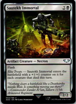 Magic the Gathering Sautekh Immortal Warhammer 40,000 Commander MTG Free Ship! - Image 1