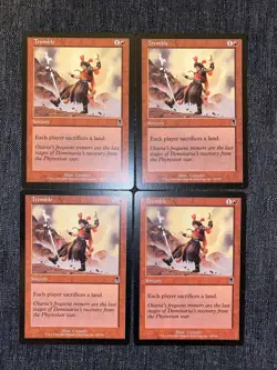 Tremble x4 Odyssey 4x Playset Magic the Gathering MTG NM - Image 1