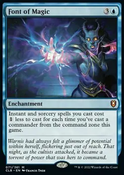 MTG Font of Magic (71) Commander Legends Battle for Baldur's Gate LP - Image 1