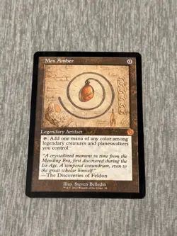 Mox Amber (Schematic) The Brothers' War: Retro Frame Artifacts Regular - Image 1