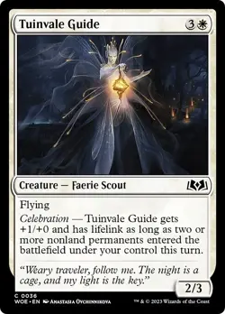 TUINVALE GUIDE x4 mtg NM Wilds of Eldraine 4 Common - Image 1