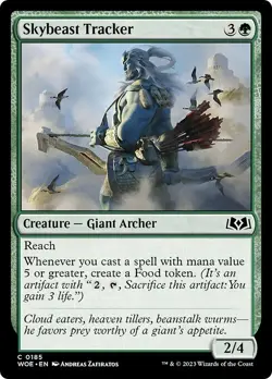 SKYBEAST TRACKER x4 mtg NM Wilds of Eldraine 4 Common - Image 1