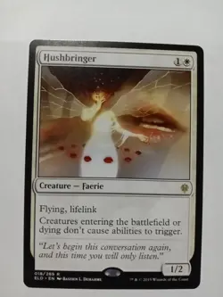 MTG Magic the Gathering Hushbringer (18/533) Throne of Eldraine LP - Image 1