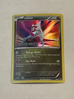 Pokemon TCG Latias 9/20 Dragon Vault Holo STAMPED 2012 LP - Image 3