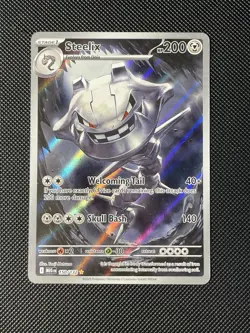 Pokemon TCG Steelix 150/132 Illustration Rare, Mega Evolution, NM/M Condition - Image 1