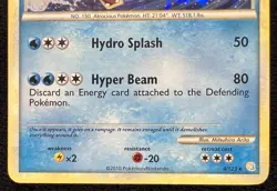 Gyarados 4/123 Heartgold & Soulsilver Cracked Ice Holo Rare Promo Pokemon - LP - Image 4