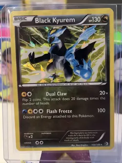 Pokemon TCG Black Kyurem Boundaries Crossed 100/149 Excl Cracked Ice Holo LP 2 - Image 1