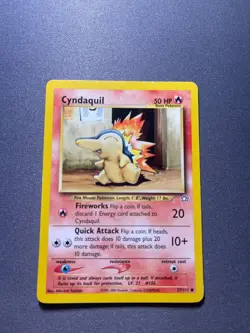 Pokemon TCG Cyndaquil Neo Genesis 57/111 Regular 1999-2000 Base Set - Image 1