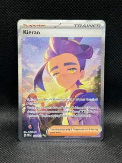 Kieran 174/131 SIR Prismatic Evolutions SPECIAL ILLUSTRATION RARE Pokemon Foil - Image 1