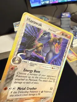 Pokemon TCG Marowak (Delta Species) Holo Rare Delta Species 10/113 - Image 2