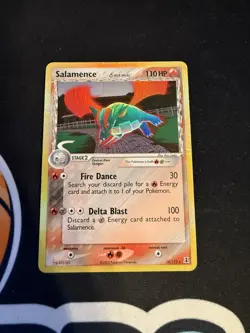 Pokemon TCG Salamence (Delta) EX Delta Species 14/113 Holo Rare DMG - Image 1