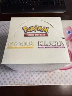 1x Pokemon TCG Cyrus/Klara Premium Tournament Collection New Sealed Display Box - Image 1