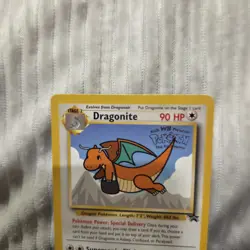 Dragonite Pokemon The Movie #5 Black Star Promo Mint Condition 1999 WOTC - Image 2