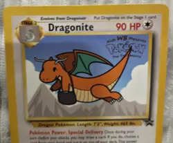 Dragonite Pokemon The Movie #5 Black Star Promo Mint Condition 1999 WOTC - Image 3