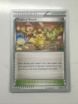 2012 Pokemon, Black & White Promos, #BW50 Tropical Beach 2014 World Championship - Image 1