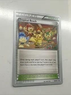 2012 Pokemon, Black & White Promos, #BW50 Tropical Beach 2014 World Championship - Image 2