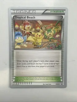 2012 Pokemon, Black & White Promos, #BW50 Tropical Beach 2014 World Championship - Image 5