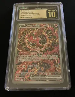 CGC 10 Pristine - Oricorio ex 024 MEP Black Star Promo Pokemon Ultra Premium UPC - Image 1