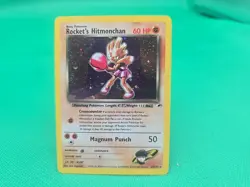 Pokemon TCG Rocket's Hitmonchan 011/132 Gym Heroes Holo Rare - Image 1