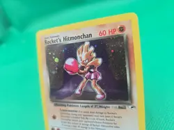 Pokemon TCG Rocket's Hitmonchan 011/132 Gym Heroes Holo Rare - Image 3