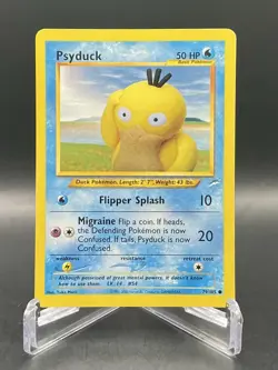Psyduck 79/105 Neo Destiny Unlimited (2002) Common Vintage WOTC Pokemon MP - Image 1