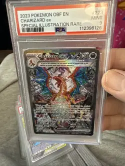 Pokemon Obsidian Flames Charizard EX Special Illustration Sir #223/197 PSA 9 - Image 2
