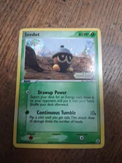 Pokemon Seedot 61/92 Stamped Reverse Holo Legend Maker 2006 NM Fast Ship - Image 1