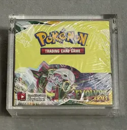Pokemon Sword & Shield Evolving Skies Booster Box 36 Packs SEALED Acrylic Case - Image 1