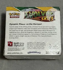 Pokemon Sword & Shield Evolving Skies Booster Box 36 Packs SEALED Acrylic Case - Image 4