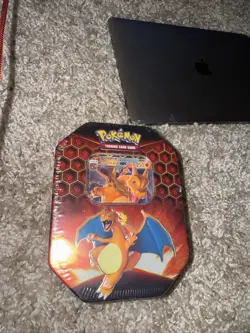 Pokemon TCG Hidden Fates Tin Charizard GX Factory Sealed - Image 1