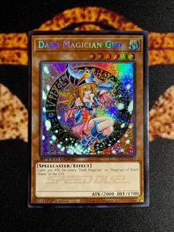 YUGIOH • DARK MAGICIAN GIRL • PRISMATIC SECRET RARE • SBC2-ENA13 • 1st ED • NM - Image 1
