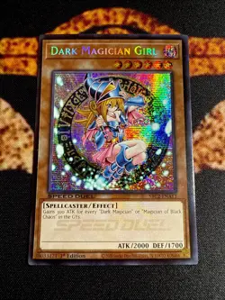 YUGIOH • DARK MAGICIAN GIRL • PRISMATIC SECRET RARE • SBC2-ENA13 • 1st ED • NM - Image 2