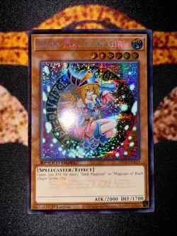 YUGIOH • DARK MAGICIAN GIRL • PRISMATIC SECRET RARE • SBC2-ENA13 • 1st ED • NM - Image 5