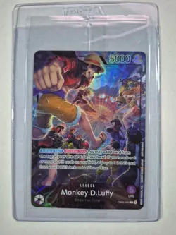 Monkey D Luffy PSA Magazine One Piece Promo Card OP05-060 English NM (Sealed) - Image 1