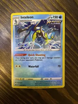 Inteleon - 043/198 - Cosmos Holo Rare Promo Chilling Reign Pokemon Card - NM/M! - Image 1