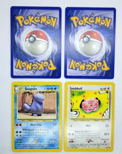 Neo Revelation Lot (4) Vintage Pokemon Cards *NM* - Piloswine, Snubbull, Murkrow - Image 4