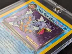 Pokemon TCG Dark Gyarados Holo Rare 8/82 - WOTC 2000 Prerelease Card - Image 3
