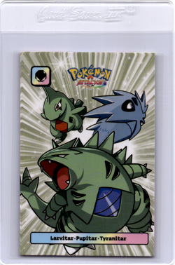 Peruvian Pokemon Card tyranitar larvitar pupitar - Image 1